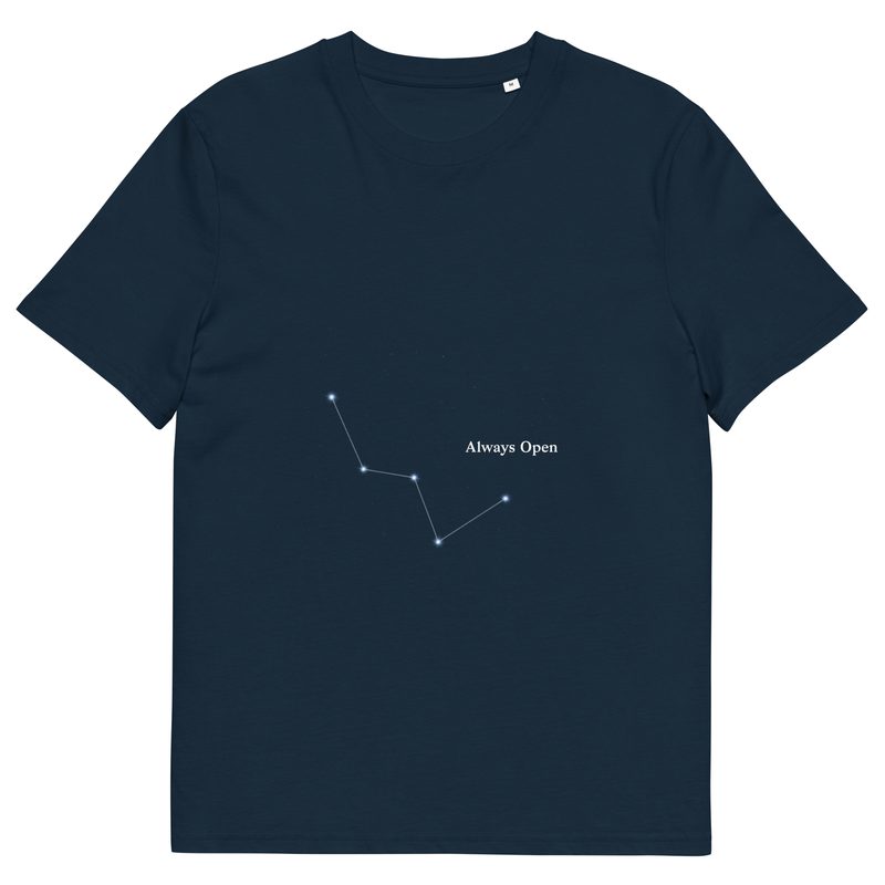 Cassiopeia Tee navy front